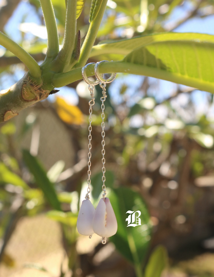 cone shell drop earrings