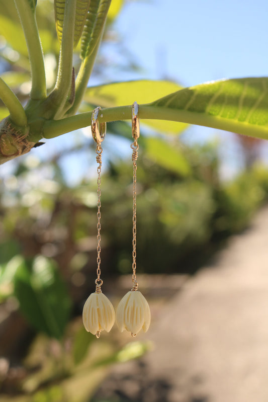pikake drop earrings